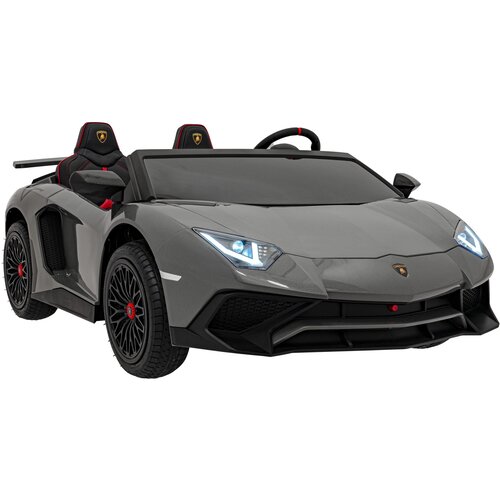  Licenciran avto na akumulator Lamborghini Aventador SV STRONG - dvosed - siv Slike
