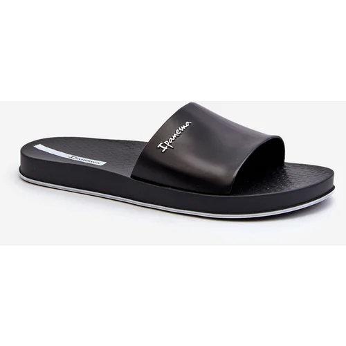 Kesi Men's Rubber Slippers Ipanema Slide Unisex Black