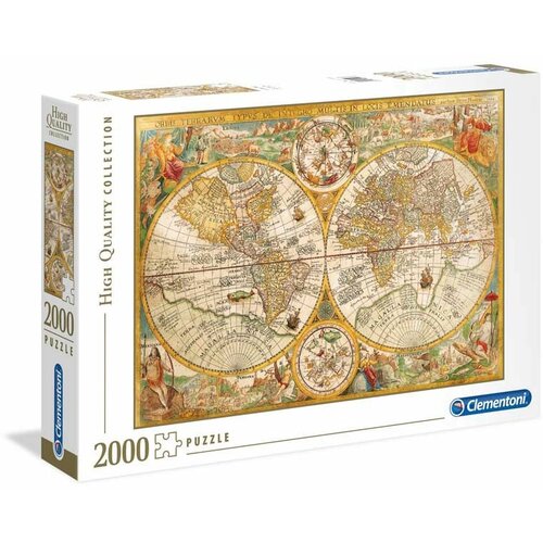Clementoni Puzzle 2000 Hqc Ancient Map Slike