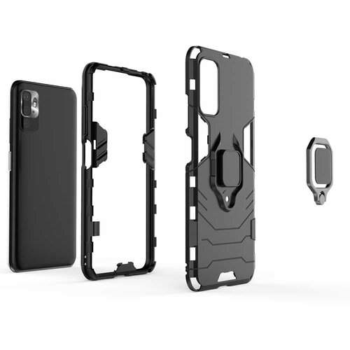 Techsuit Silicone Shield - Xiaomi Redmi Note 10 5G / Poco M3 Pro 5G - crna Slike