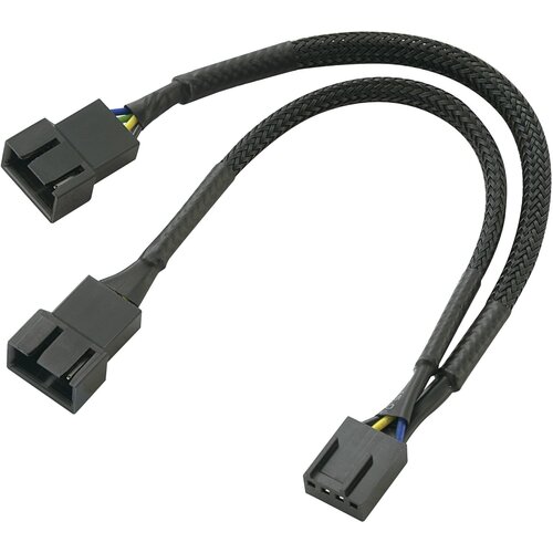 Akasa Razdelilni kabel Y za ventilator \, 4-polni\, 15 cm AK-CBFA04-15, (20410863) Cene