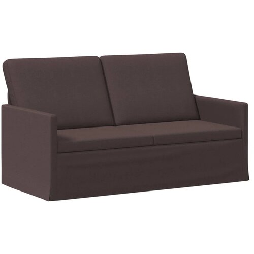  Set sofe 2 pcs Tamno smeđa Tkanina - Tamno smeđa Jednostruka + Dvostruka (140 cm) Slike