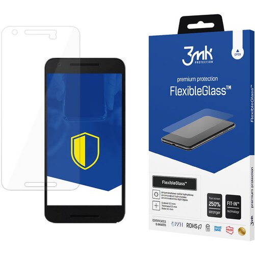 3mk Za&scaron;titno hibridno staklo FlexibleGlass za LG Nexus 5x - Prozirna Cijene