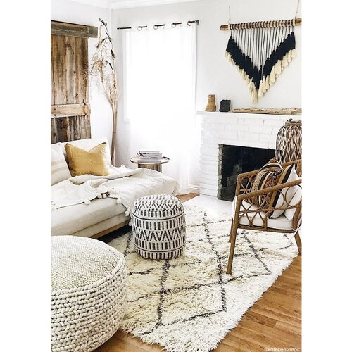 Lorena Canals Krem periv/ručno rađen vunen tepih 140x200 cm Berber Soul &amp;ndash; Slike