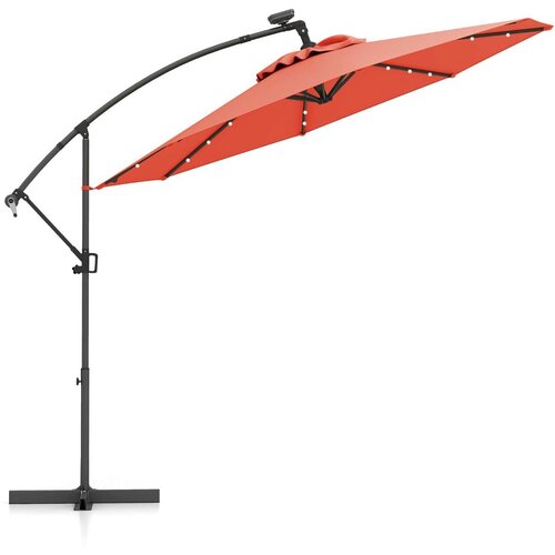 Costway Vrtni senčnik z vrtljivimi LED lučmi 360&amp;deg;, (5000007055) Slike