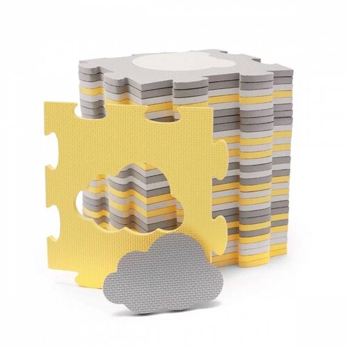 Kinderkraft podloga za igru luno shapes yellow Slike