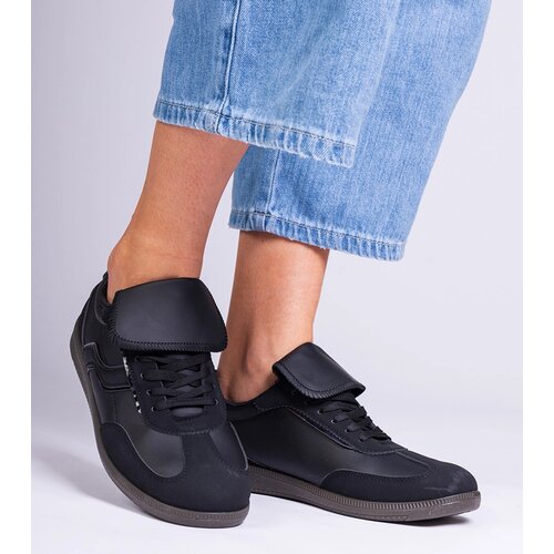 Gemre Black low lace-up sneakers Edelmira Cijene