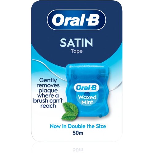 Oral-b Satin Tape Waxed Mint zubni konac metvica 50 m Cene