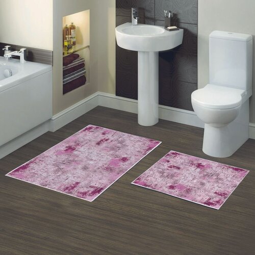  Kt495 V3 multicolor bathmat set (2 pieces) Cene