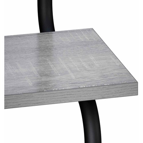  Polica sa 4 nivoa Siva Sonoma 60 x 24,5 x 104 cm Slike
