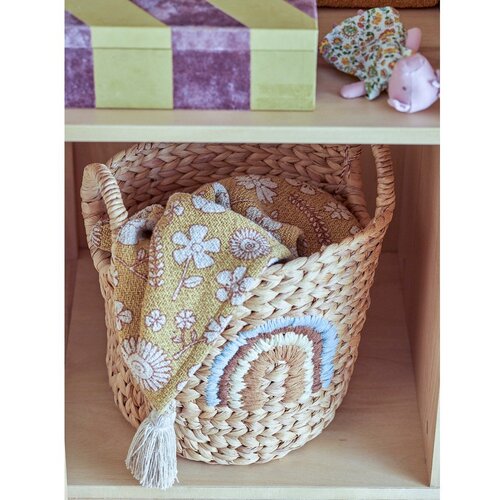 Bloomingville Mini Dječje kutije za pohranu u setu 2 kom od vodenog zumbula u prirodnoj boji &amp;oslash; 32x32 cm Agnes &amp;ndash; Slike