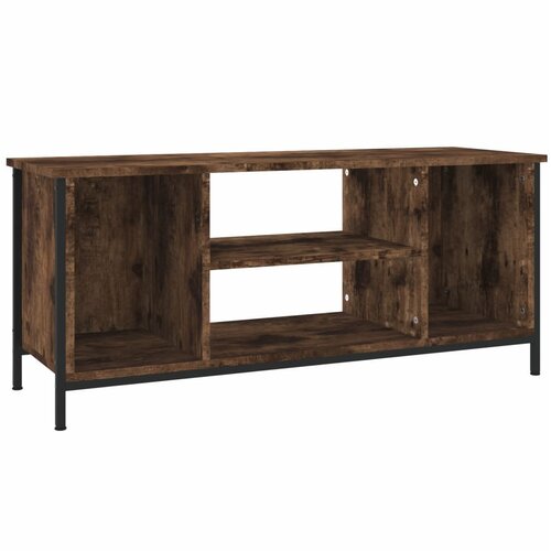 Maison Chic TV omarica - TV stojalo - Televizijska omarica dimljeni hrast 102x35x45 cm inženirski les, (21700787) Slike