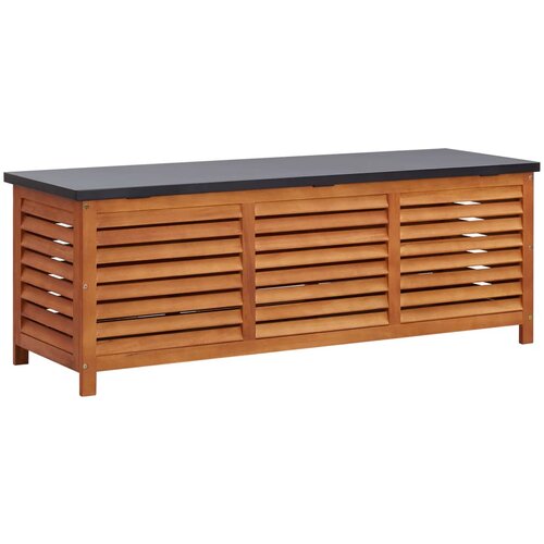 VidaXL Vrtna &amp;scaron;katla za shranjevanje 150x50x55 cm evkaliptusov les Slike