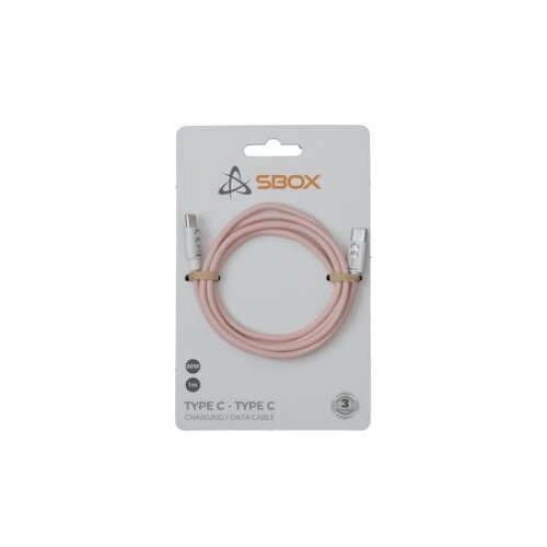 S Box 60W kabl za punjač USB-C na USB-C roze Cene