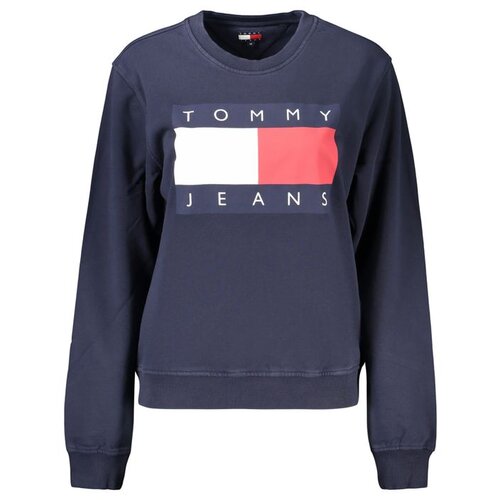 Tommy Hilfiger ženska dukserica s velikom zastavom tamnoplava Slike