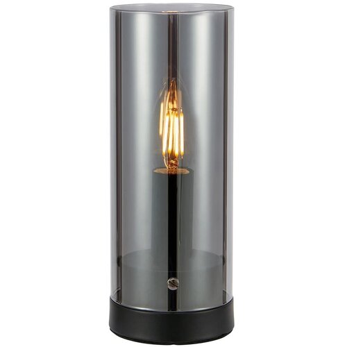 Marksl&amp;ouml;jd Crna stolna lampa sa staklenim sjenilom (visina 23 cm) Post &amp;ndash; Slike