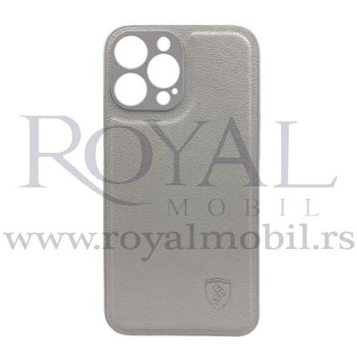  futrola leather color za iphone 13 pro max (6.7) bela Slike