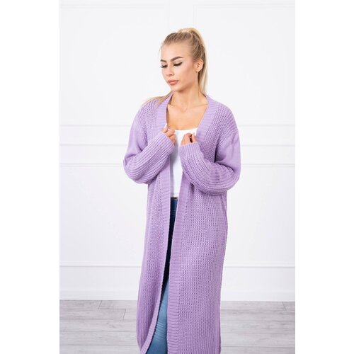 Kesi Sweater long sweater light purple Slike