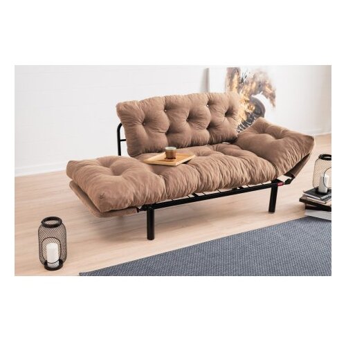 Atelier Del Sofa Nitta dvosjed 155x85x70cm Svijetlosmeđa Slike