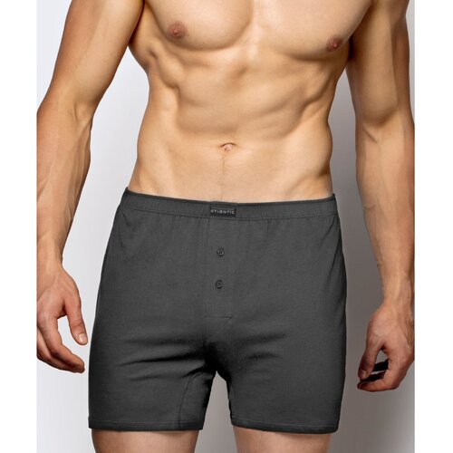 Atlantic 2-PACK Men's classic boxers graphite Cene