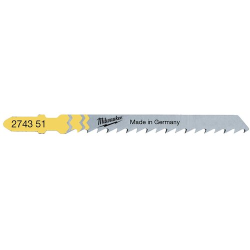 Milwaukee Blade za 75 mm kompleta v Jigsaw T101D - 5 psov. Za les, krožnik, PVC, čist rez, (21108690) Cene