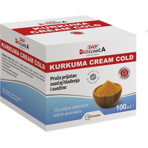 Bioclinica Krema Kurkuma Cream Cold, Krema sa snažnim efektom hlađenja, 100 ml Cene