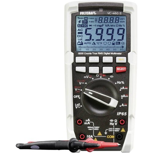 Voltcraft Ročni multimeter, digitalni VC-460 E kalibracija narejena po: delovnih standardih, (5000302638) Cene