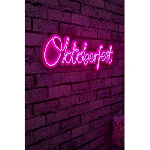 Wallity Dekorativna plastična LED rasveta Oktoberfest Pink Slike