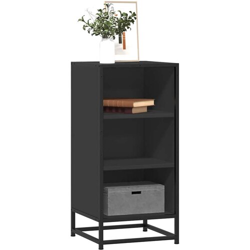 vidaXL Komoda crna 35,5 x 35 x 76 cm konstruirano drvo i metal Cene
