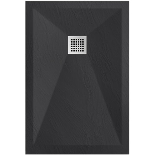Astral stone tuš kada 120x80 - liveni mermer crna Cene