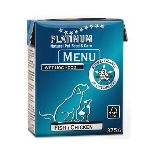 Platinum menu riba i piletina 90g Slike