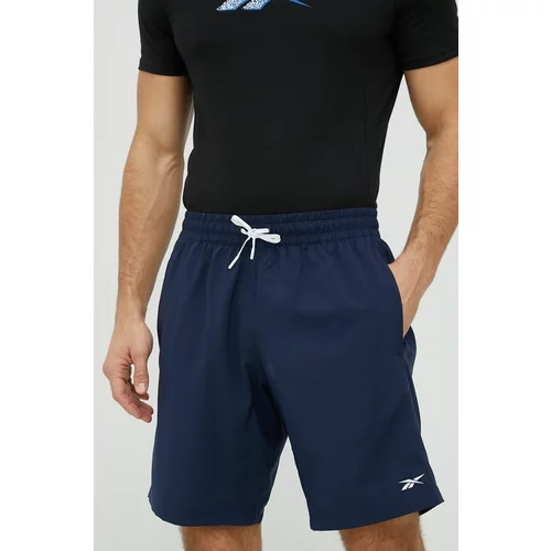 Reebok Kratke hlače za trening Workout Ready za muškarce, boja: tamno plava