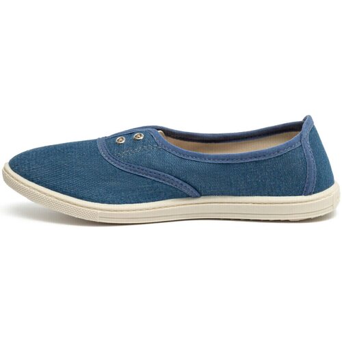 Oldcom Modne superge Slip-on Sarah Denim Modra Slike