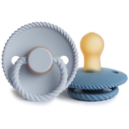 FRIGG® tolažilna duda rope natural rubber ocean view & powder blue Cene