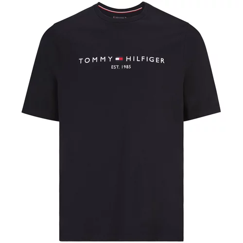 Tommy Hilfiger Big & Tall Majica noćno plava / svijetlocrvena / bijela