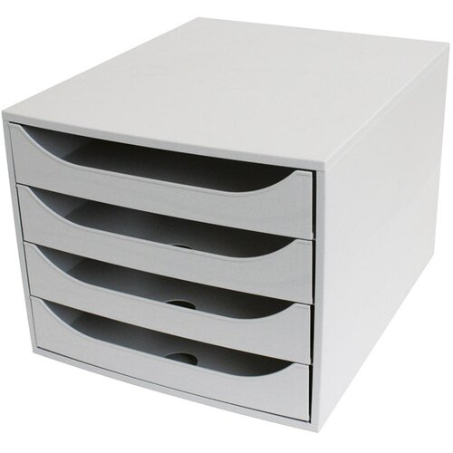  KUTIJA S 4 LADICE ECOBOX EXACOMPTA 228606D SIVA Slike