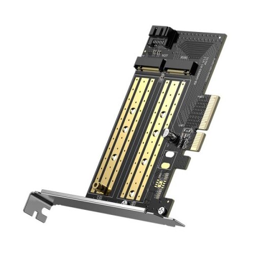 Ugreen 70504 M2 / M.2 NVME na PCI-E 3.0 raz&scaron;iritvena kartica z M.2 SATA podporo Cene