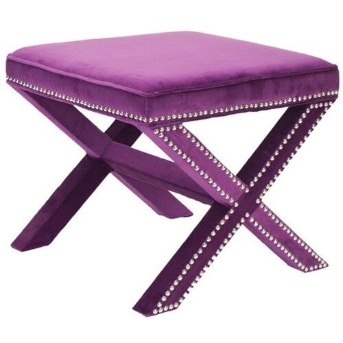Woody Fashion pelona capraz pouffe 60 - purple purple pouffe Slike