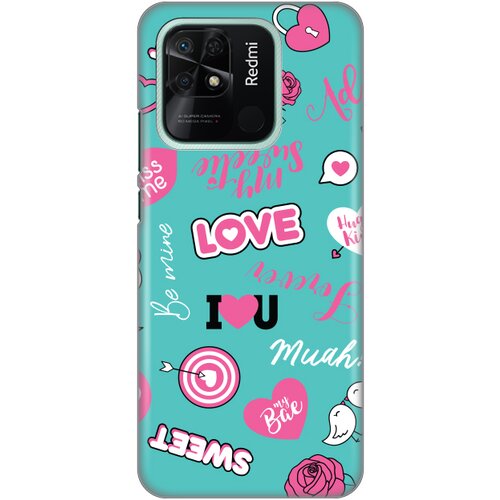 Maska silikonska print za xiaomi redmi 10C love Slike