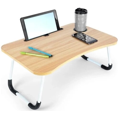 Vilde 568018 - sklopivi stalak za laptop - boja drveta 61,5 x 40 x 26cm&amp;quot; Slike
