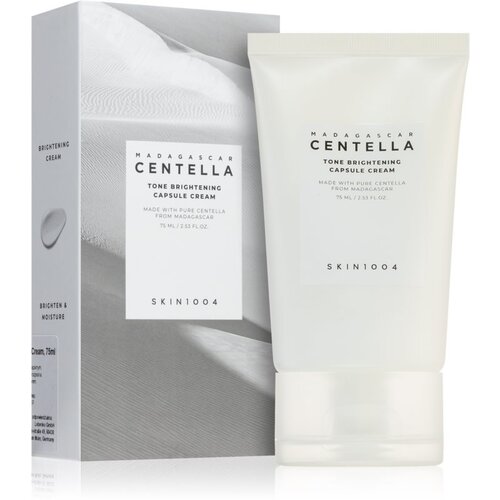 SKIN1004 Madagascar Centella Tone Brightening Capsule Cream revitalizacijska in posvetlitvena krema s pomirjajočim učinkom 75 ml Slike
