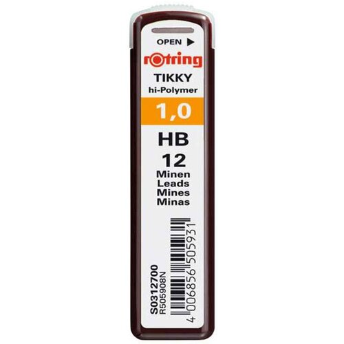 Rotring Mine za tehnični svinčnik, HB, 1.0 mm, 12 kosov Cene