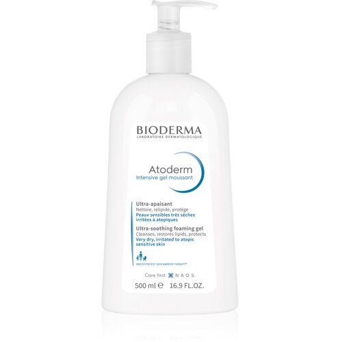 Bioderma Atoderm Intensive Ultra-Soothing negovalni gel za prhanje za zelo občutljivo in atopično kožo 200 ml za ženske Cene