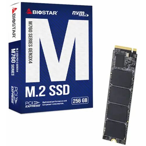 Biostar ssd M.2 nvme 256GB 2800MBs/1700MBs M760 Cene