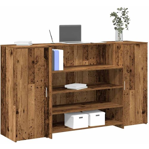 VidaXL Recepcijski stol 180x50x103,5 cm od konstruiranog drva Slike