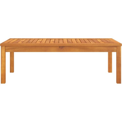 Maison Chic Klubska mizica - kavna mizica - Nizka mizica 100x50x33 cm trden akacijev les, (21755170) Cene