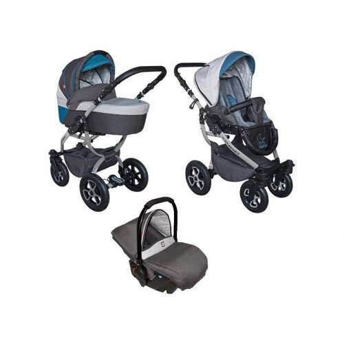 Dečija kolica 3u1 grander lift grey/blue Slike