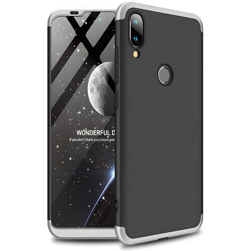 GKK Za&amp;scaron;titna futrola 360 - Prednji i stražnji poklopac cijelog mobitela za Xiaomi Mi Play - Srebrna Slike