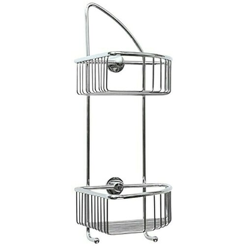 Tesa Kutna košarica za tuš kabinu DK210 (18 x 20,5 x 42,5 cm, 2-katno, Krom) Cijene