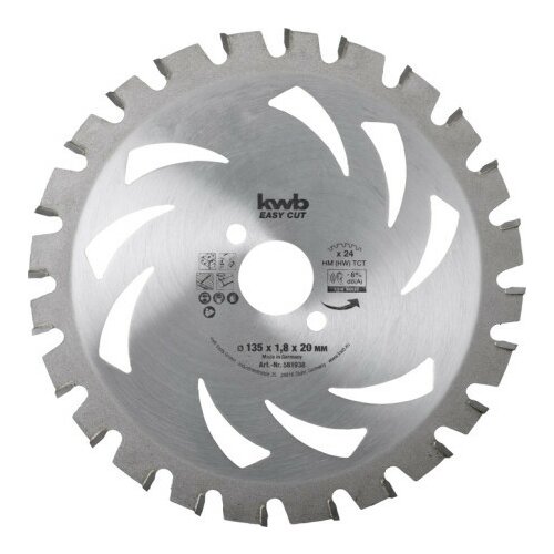KWB easycut rezni disk za cirkular 135x20, 24Z, HM, za drvo/metal(nonFe)/plastiku, energy saving ( 49581938 ) Cene